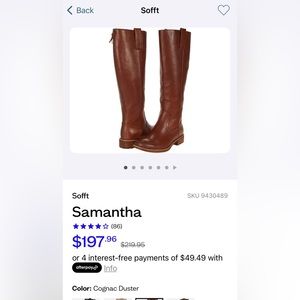 Sz 9.5 🤎 Samantha Sofft Boots 🤎 EUC